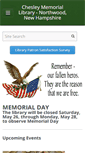 Mobile Screenshot of chesleylib.com